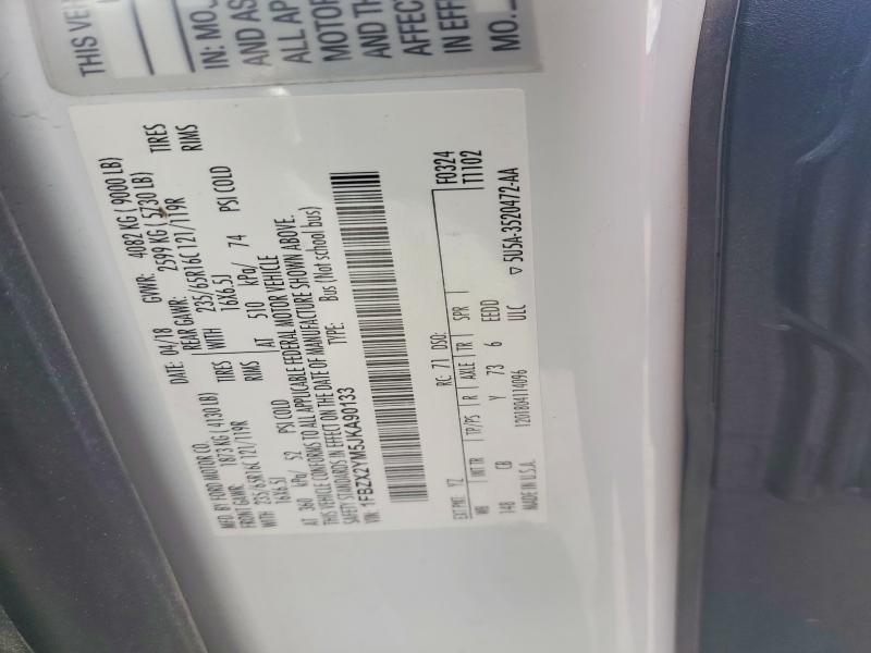 Продаж на аукціоні авто 2018 Ford Transit, vin: 1FBZX2YM5JKA90133, номер лоту: 52681806