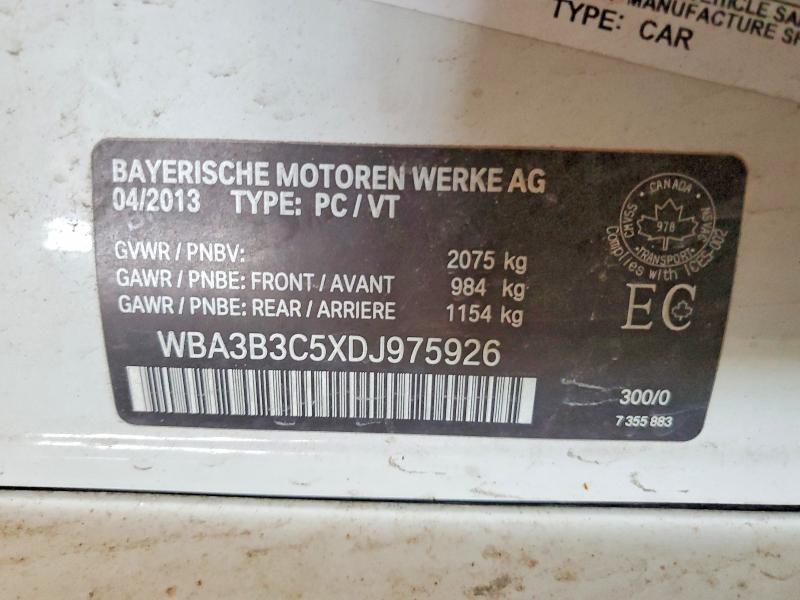 Продажа на аукционе авто 2013 Bmw 328, vin: WBA3B3C5XDJ975926, номер лота: 52892796
