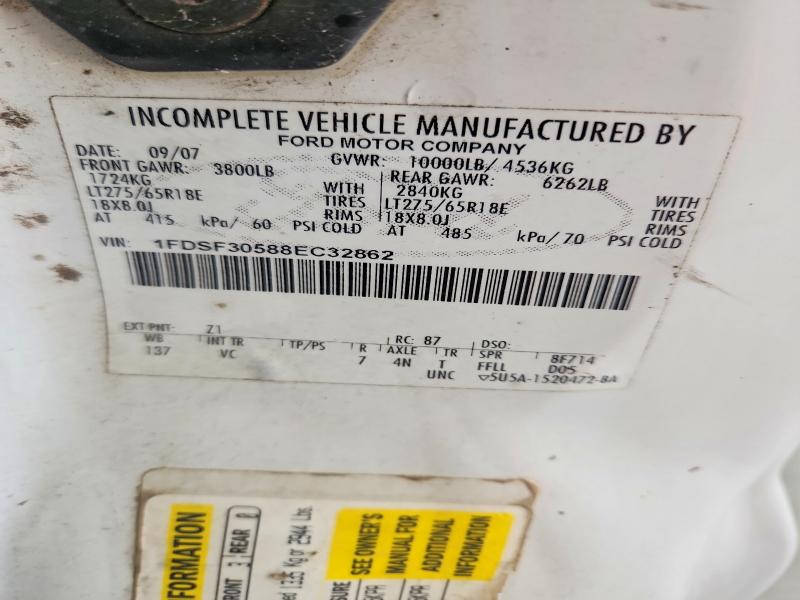 Aukcja sprzedaży 2008 Ford F350, vin: 1FDSF30588EC32862, numer aukcji: 52005446