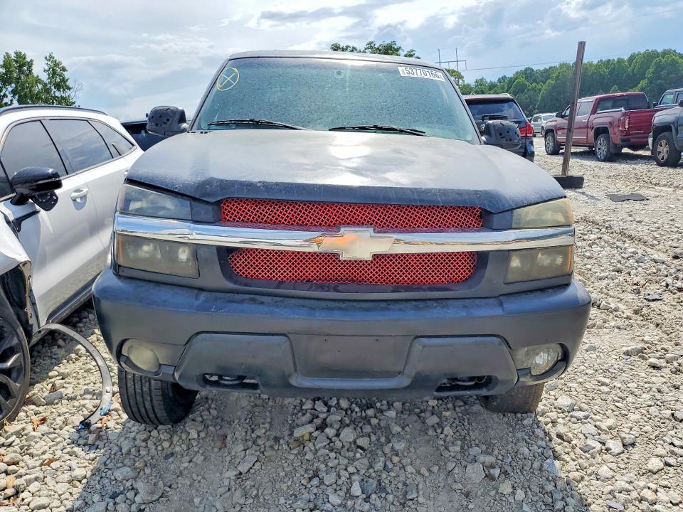 2002 Chevrolet Avalanche მანქანა იყიდება აუქციონზე, vin: 3GNEC13T72G315392, აუქციონის ნომერი: 53770166