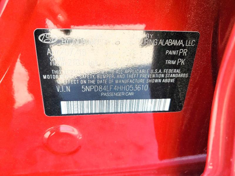 Продажа на аукционе авто 2017 Hyundai Elantra, vin: 5NPD84LF4HH053610, номер лота: 54079116