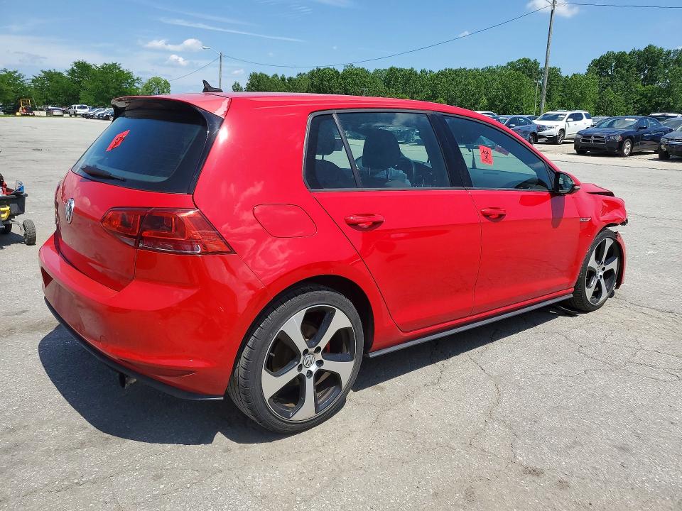 Продажа на аукционе авто 2016 Volkswagen Gti, vin: 3VW5T7AU7GM043214, номер лота: 54954256