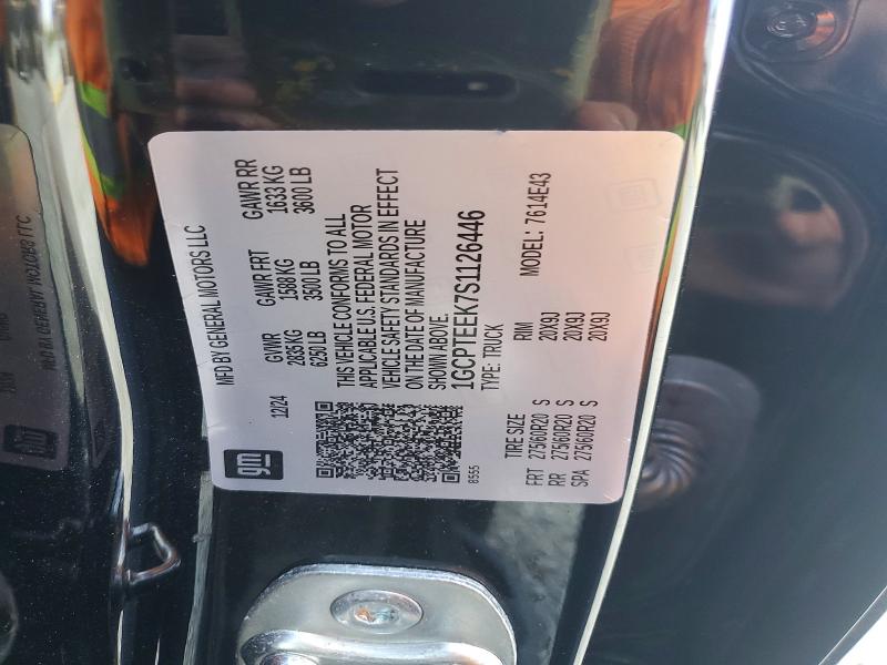 Aukcja sprzedaży 2025 Chevrolet Colorado, vin: 1GCPTEEK7S1126446, numer aukcji: 52027226