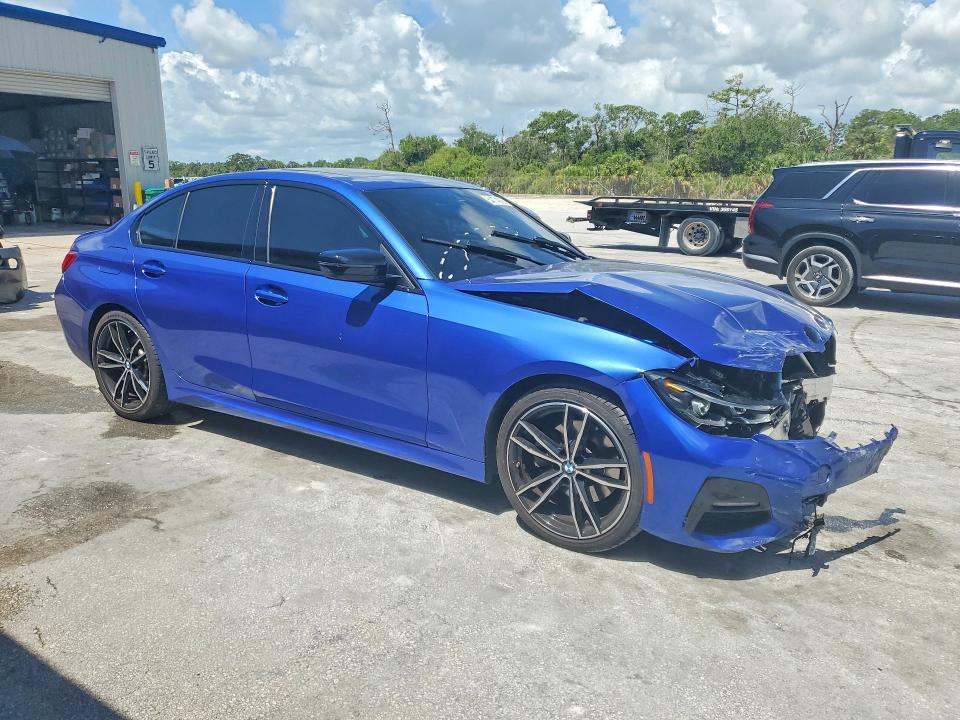 2022 Bmw 330i მანქანა იყიდება აუქციონზე, vin: 3MW5R1J0XN8C49271, აუქციონის ნომერი: 54774896