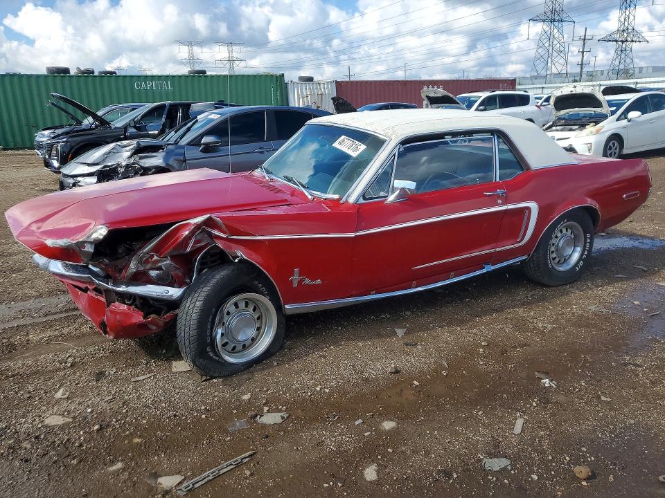 Aukcja sprzedaży 1968 Ford Mustang Sprint, vin: 8R01C171986, numer aukcji: 46777816