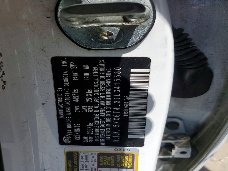 54467966 :رقم المزاد ، 5XXGT4L31LG415530 vin ، 2020 Kia Optima مزاد بيع