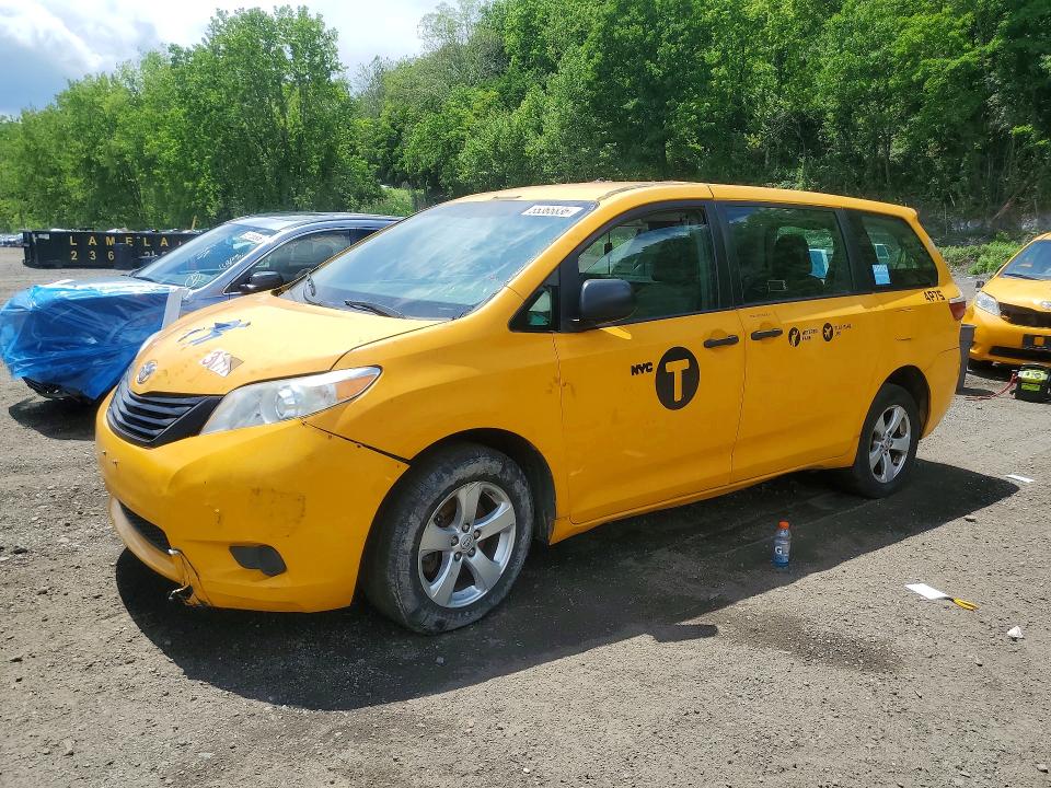 2017 Toyota Sienna მანქანა იყიდება აუქციონზე, vin: 5TDZZ3DC6HS875823, აუქციონის ნომერი: 55365836