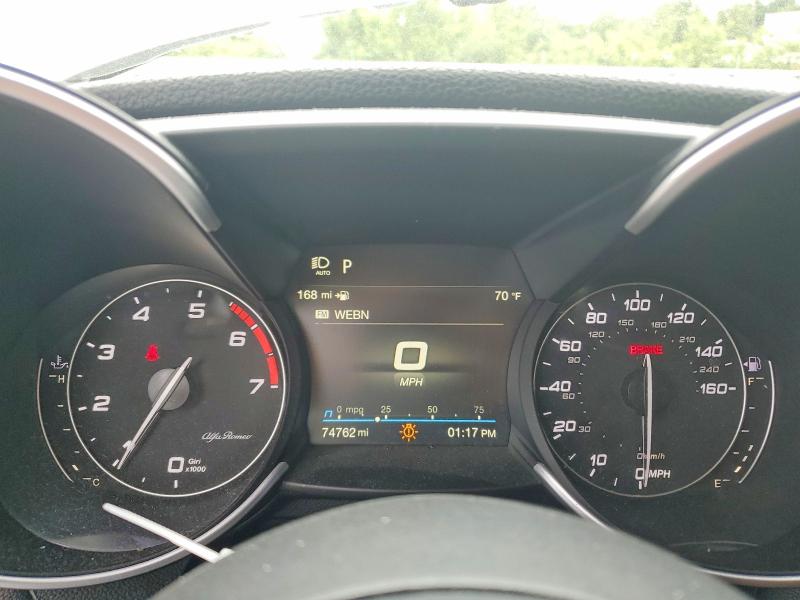 53426276 :رقم المزاد ، ZARFANAN3L7630417 vin ، 2020 Alfa Romeo Giulia مزاد بيع