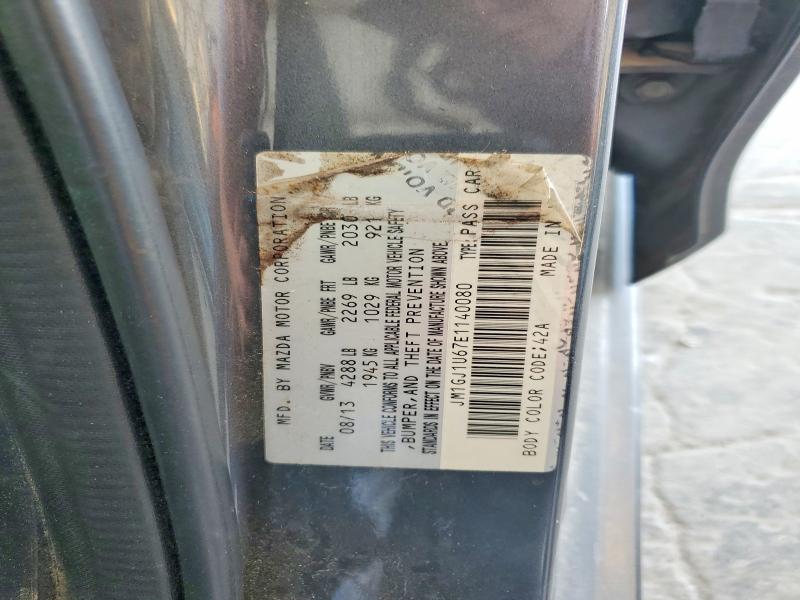 53437796 :رقم المزاد ، JM1GJ1U67E1140080 vin ، 2014 Mazda 6 مزاد بيع