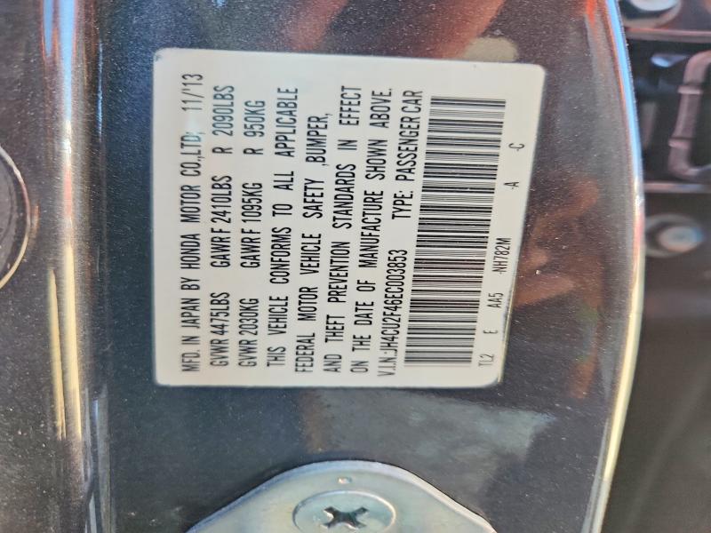 Продаж на аукціоні авто 2014 Acura Tsx, vin: JH4CU2F46EC003853, номер лоту: 53208656