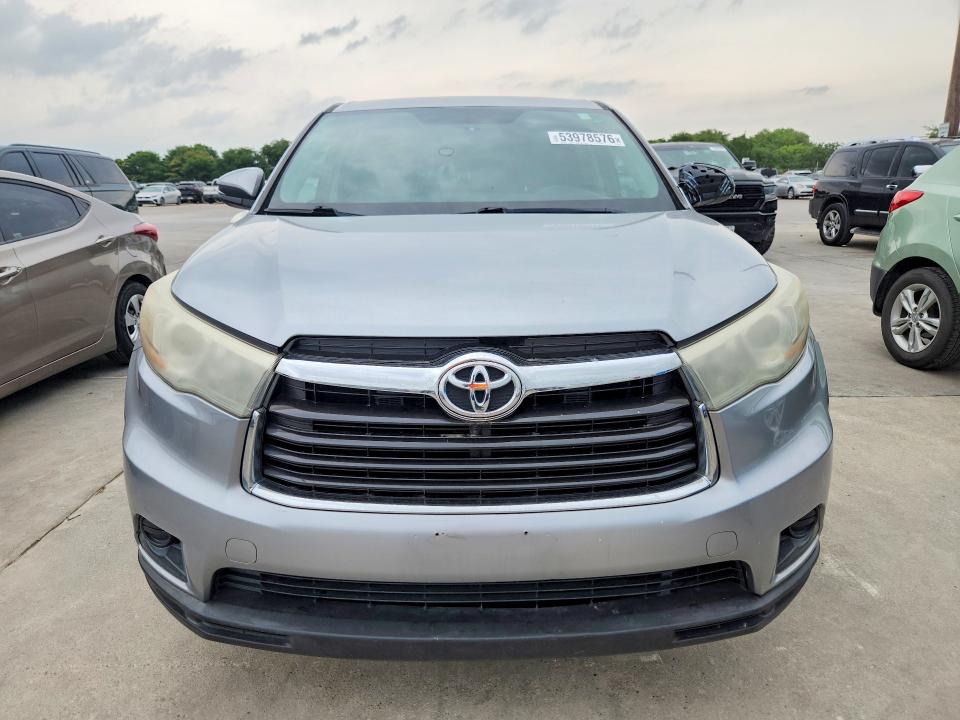 2015 Toyota Highlander მანქანა იყიდება აუქციონზე, vin: 5TDBKRFH2FS163548, აუქციონის ნომერი: 53978576