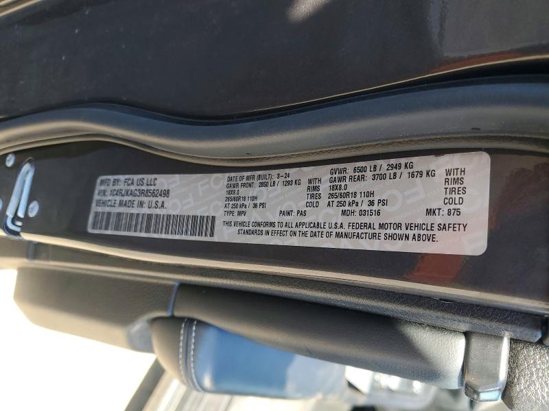 Aukcja sprzedaży 2024 Jeep Grand Cherokee, vin: 1C4RJKAG3R8562498, numer aukcji: 52252756