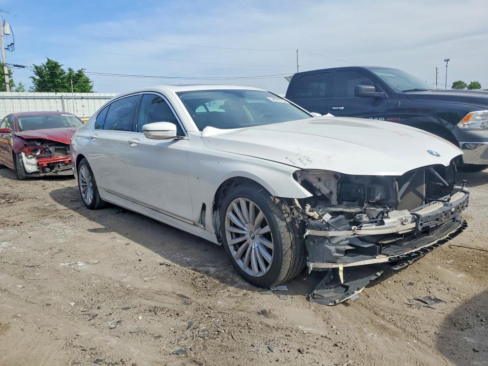 2016 Bmw 740 მანქანა იყიდება აუქციონზე, vin: WBA7E2C50GG503836, აუქციონის ნომერი: 54079176