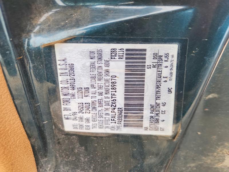 Aukcja sprzedaży 1996 Ford Mustang, vin: 1FALP42X6TF189870, numer aukcji: 53848796