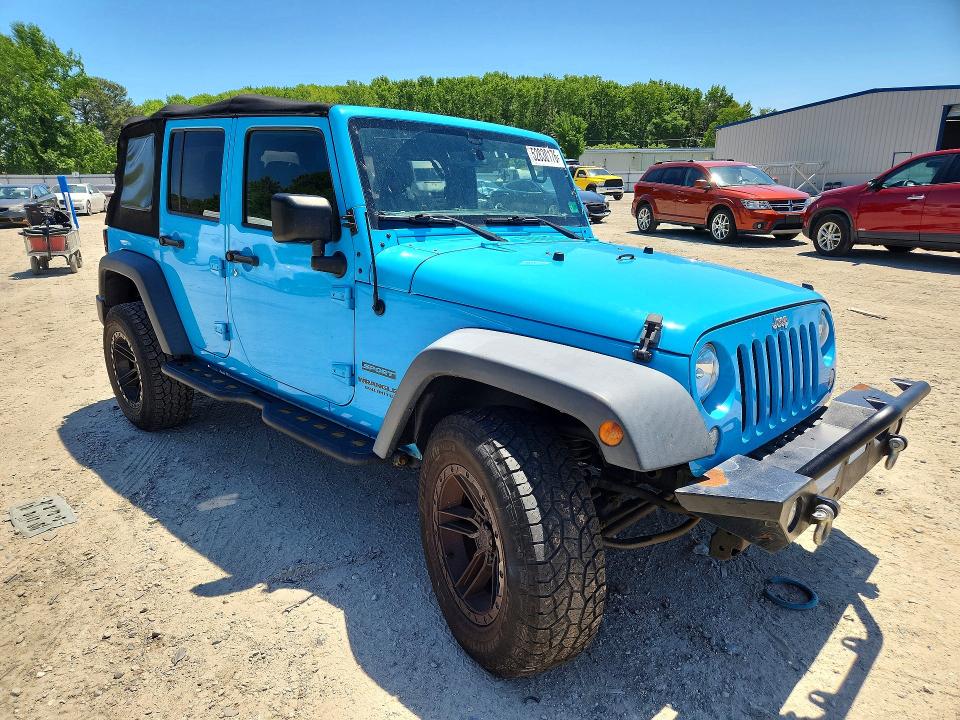 Продажа на аукционе авто 2017 Jeep Wrangler Unlimited, vin: 1C4BJWDG8HL652813, номер лота: 52830176