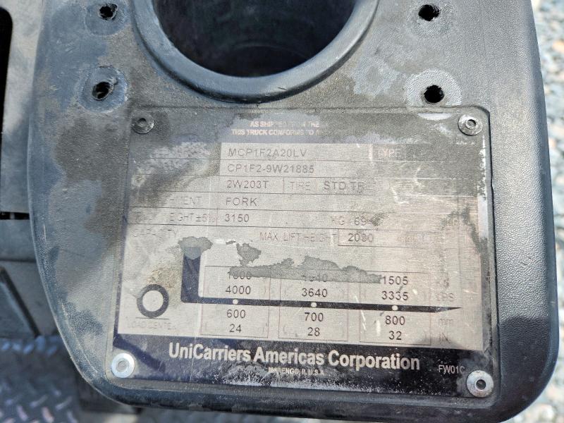 Продажа на аукционе авто 2016 Unicariers Forklift, vin: CP1F29W21885, номер лота: 51988376