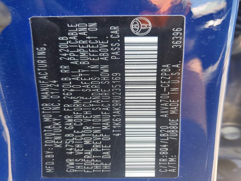 Продаж на аукціоні авто 2024 Toyota Camry, vin: 4T1K61AK9RU235169, номер лоту: 55283416