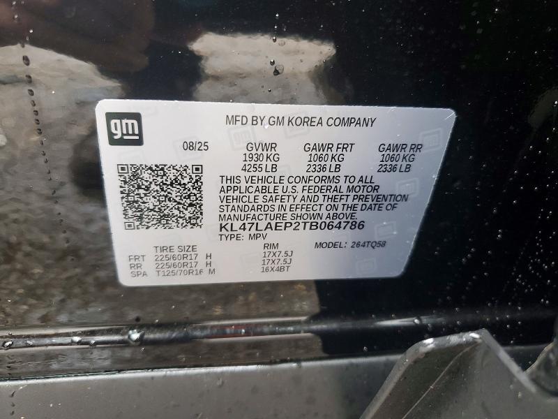 Aukcja sprzedaży 2026 Buick Envista, vin: KL47LAEP2TB064786, numer aukcji: 53481976