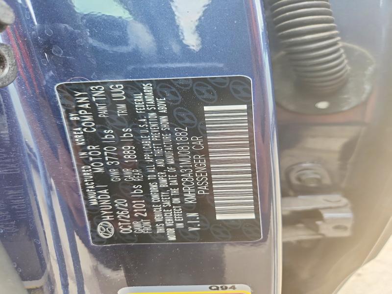 Продажа на аукционе авто 2021 Hyundai Venue, vin: KMHRC8A31MU081882, номер лота: 54457776