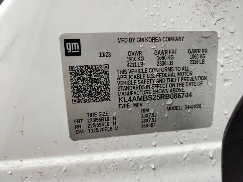 Aukcja sprzedaży 2024 Buick Encore Gx, vin: KL4AMBS25RB086744, numer aukcji: 47992686