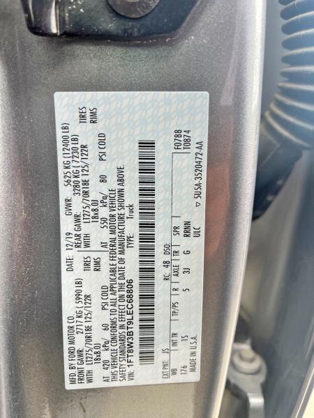 Продажа на аукционе авто 2020 Ford F350, vin: 1FT8W3BT9LEC68806, номер лота: 53302776