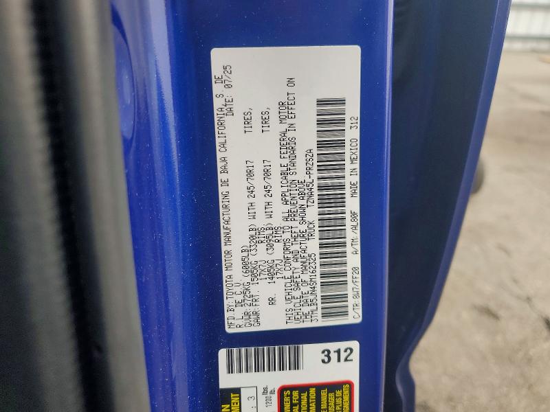 Aukcja sprzedaży 2025 Toyota Tacoma, vin: 3TMLB5JN4SM162325, numer aukcji: 52884456