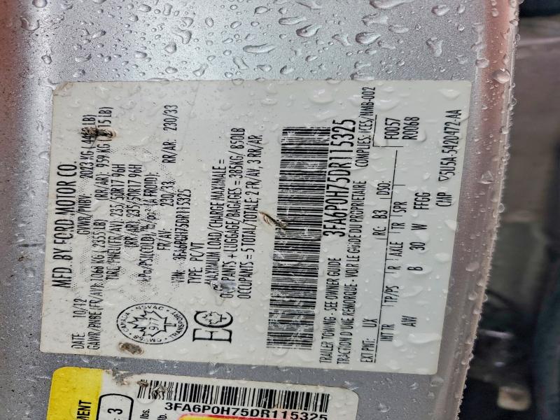 54826436 :رقم المزاد ، 3FA6P0H75DR115325 vin ، 2013 Ford Fusion مزاد بيع