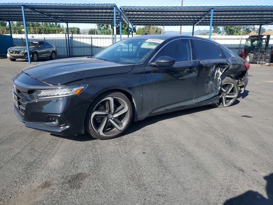 52894916 :رقم المزاد ، 1HGCV1F42MA038362 vin ، 2021 Honda Accord مزاد بيع
