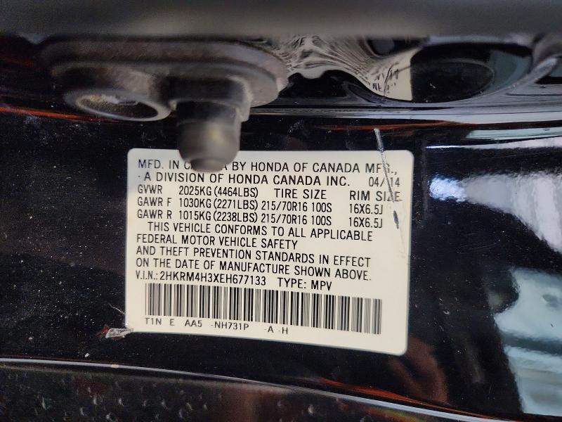 Aukcja sprzedaży 2014 Honda Cr-v, vin: 2HKRM4H3XEH677133, numer aukcji: 52632216