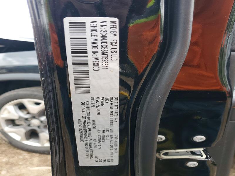 Aukcja sprzedaży 2021 Jeep Compass, vin: 3C4NJDCB8MT525811, numer aukcji: 52044746