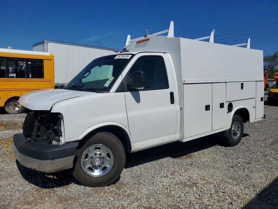54254206 :رقم المزاد ، 1GB0GRFG1J1263456 vin ، 2018 Chevrolet Express G3500 مزاد بيع