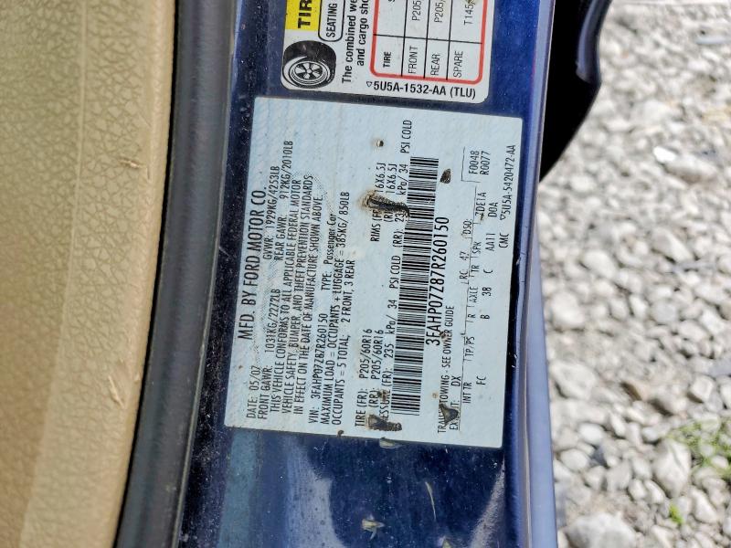 Продажа на аукционе авто 2007 Ford Fusion, vin: 3FAHP07Z87R260150, номер лота: 51819986