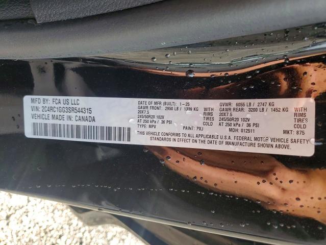 2025 Chrysler Pacifica მანქანა იყიდება აუქციონზე, vin: 2C4RC1GG3SR544315, აუქციონის ნომერი: 54514816