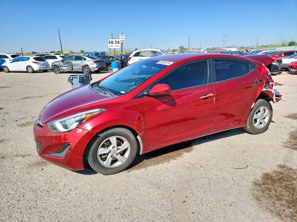 53086216 :رقم المزاد ، 5NPDH4AE3EH481609 vin ، 2014 Hyundai Elantra مزاد بيع
