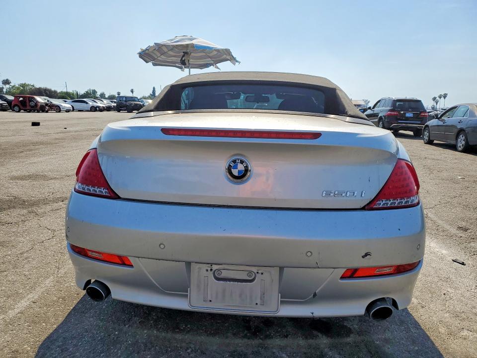 2008 Bmw 650 მანქანა იყიდება აუქციონზე, vin: WBAEB53548CX60072, აუქციონის ნომერი: 54322616