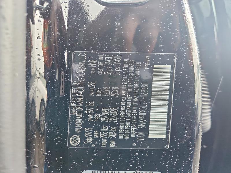 2026 Hyundai Santa Fe მანქანა იყიდება აუქციონზე, vin: 5NMP1DGL2TH169380, აუქციონის ნომერი: 53917446