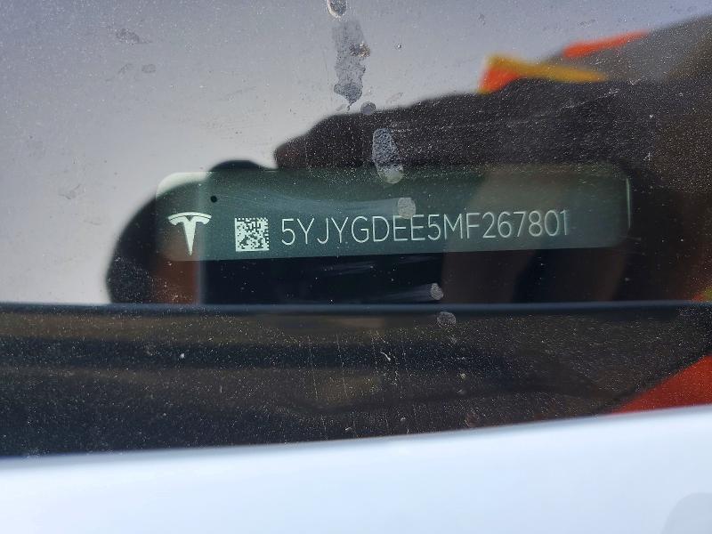Продаж на аукціоні авто 2021 Tesla Model Y, vin: 5YJYGDEE5MF267801, номер лоту: 53119956