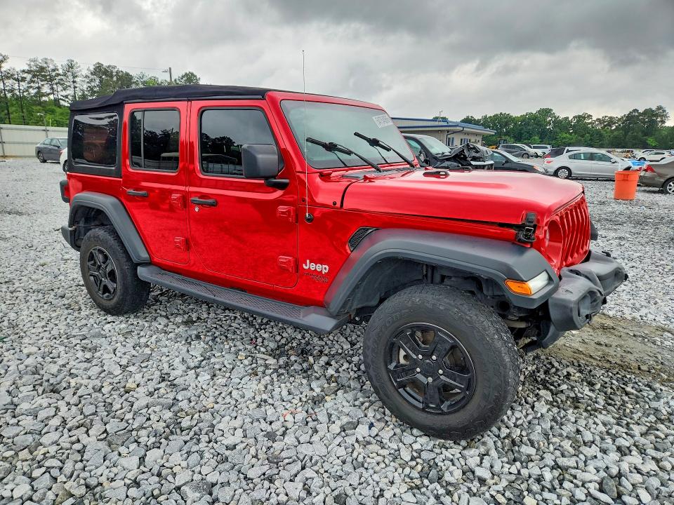 Продажа на аукционе авто 2018 Jeep Wrangler Unlimited, vin: 1C4HJXDG8JW109479, номер лота: 54754066