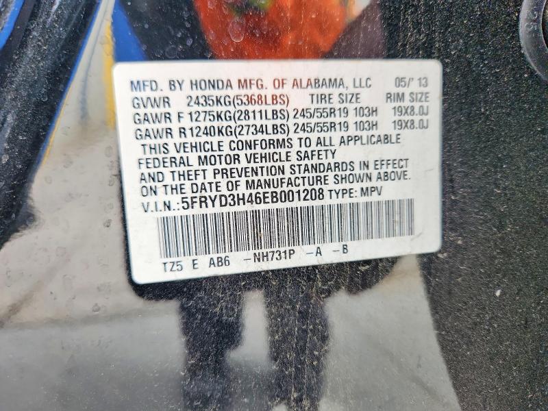 Aukcja sprzedaży 2014 Acura Mdx, vin: 5FRYD3H46EB001208, numer aukcji: 54606226