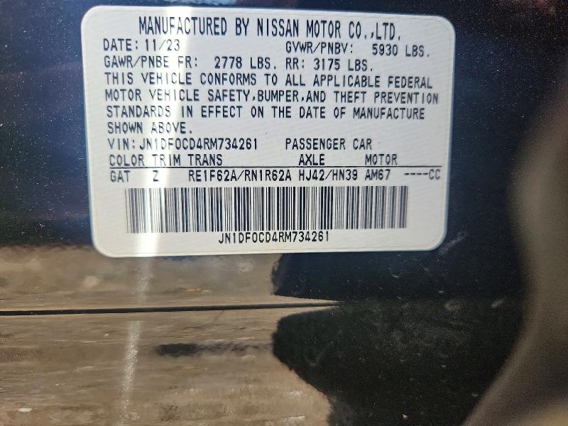 Aukcja sprzedaży 2024 Nissan Ariya, vin: JN1DF0CD4RM734261, numer aukcji: 54584186