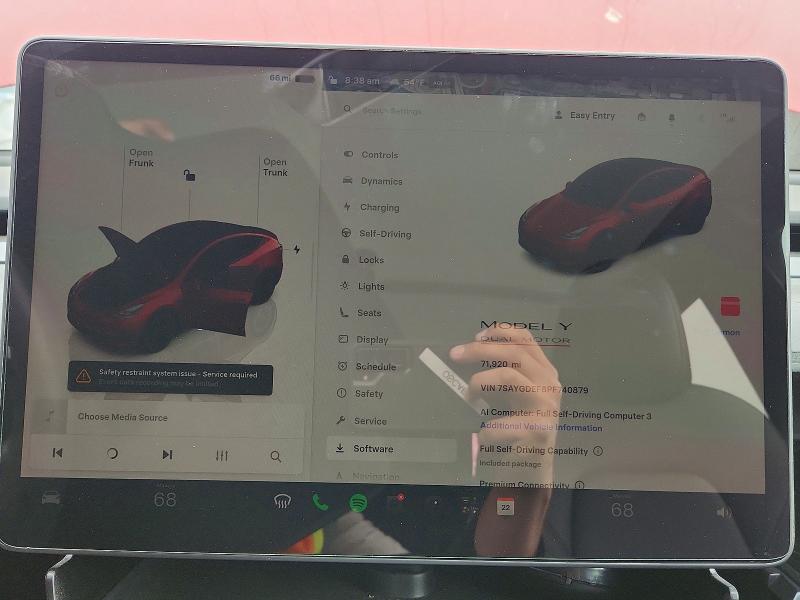 54176456 :رقم المزاد ، 7SAYGDEF8PF740879 vin ، 2023 Tesla Model Y مزاد بيع