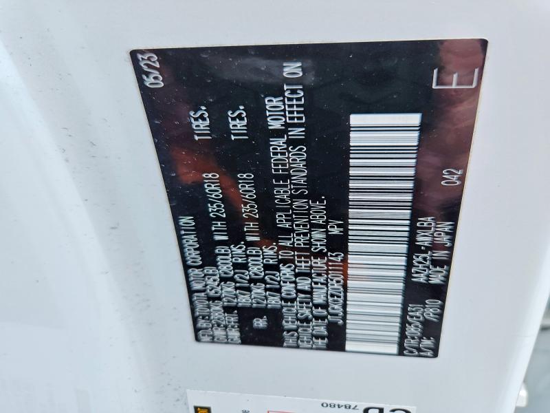 Aukcja sprzedaży 2024 Lexus Nx 350h, vin: JTJGKCEZ0R5011143, numer aukcji: 53320746