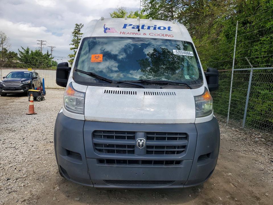 53554066 :رقم المزاد ، 3C6TRVCG4HE546819 vin ، 2017 Ram Promaster 2500 مزاد بيع