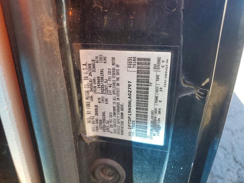 Продажа на аукционе авто 1992 Ford F150, vin: 1FTDF15N0NLA02797, номер лота: 53138866