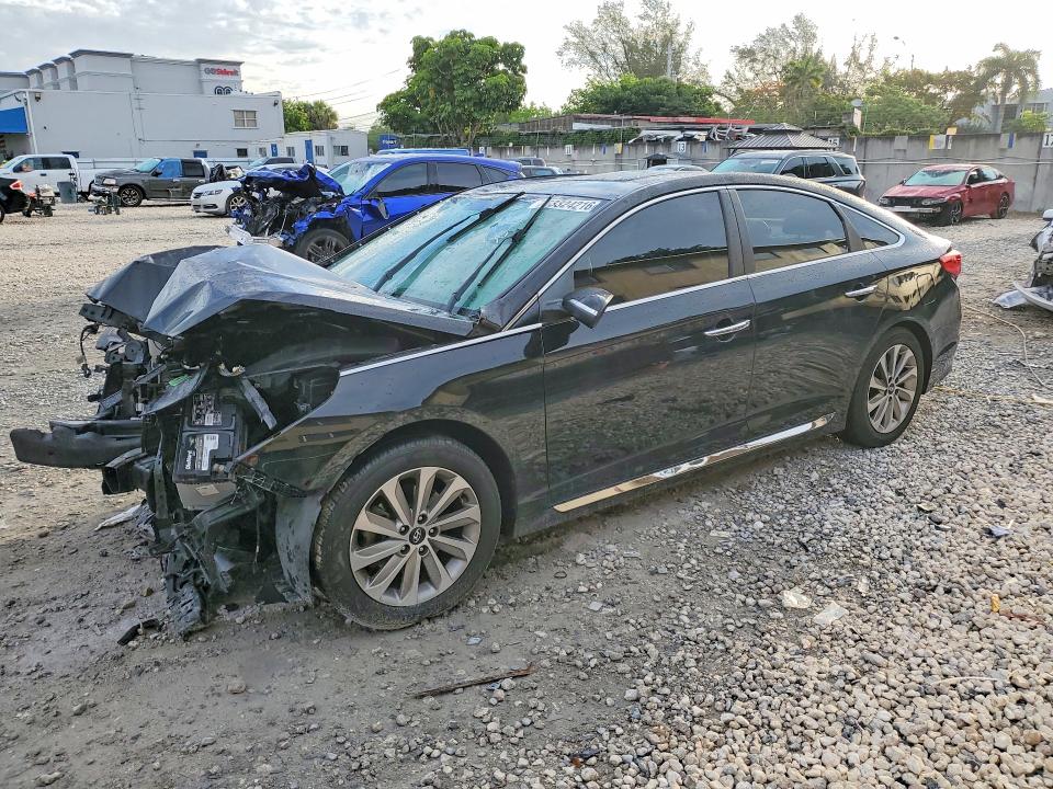 2017 Hyundai Sonata მანქანა იყიდება აუქციონზე, vin: 5NPE34AF0HH595860, აუქციონის ნომერი: 53324216