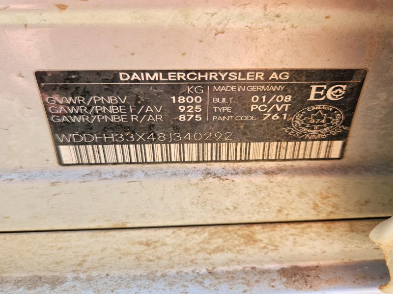 Aukcja sprzedaży 2008 Mercedes-benz B200, vin: WDDFH33X48J340292, numer aukcji: 51278646