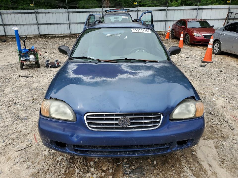 51311116 :رقم المزاد ، JS2GB41W515206170 vin ، 2001 Suzuki Esteem مزاد بيع