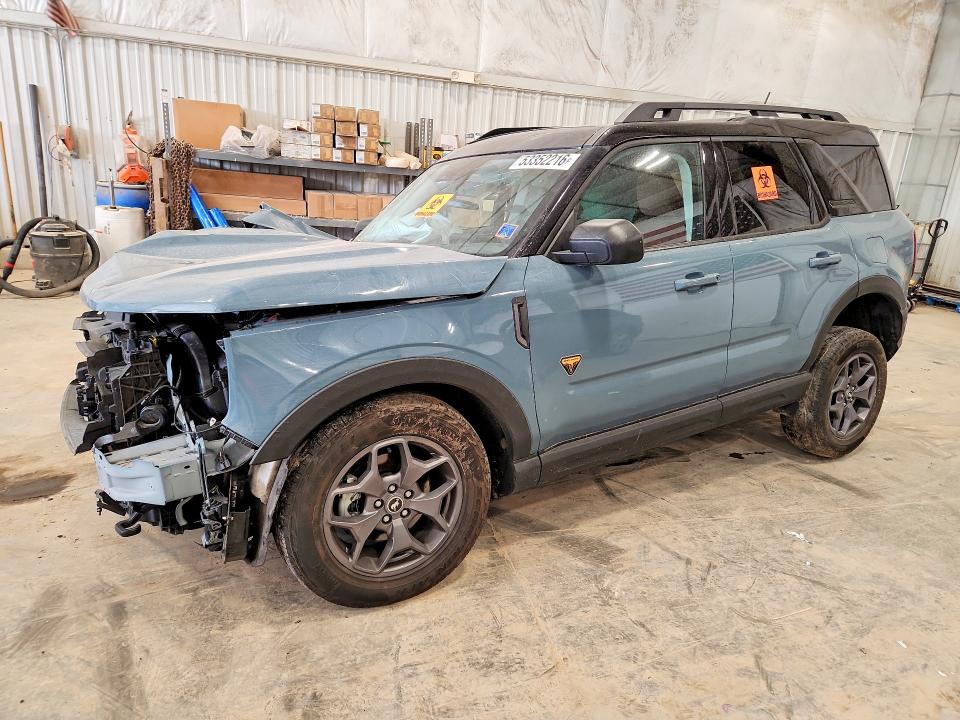 Продаж на аукціоні авто 2022 Ford Bronco Sport, vin: 3FMCR9D90NRD81111, номер лоту: 53352216