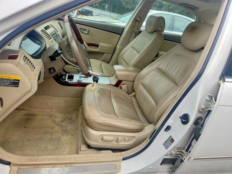 2007 Hyundai Azera მანქანა იყიდება აუქციონზე, vin: KMHFC46F67A227861, აუქციონის ნომერი: 54350426