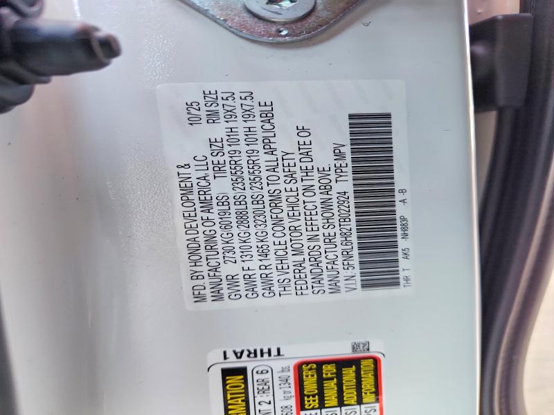 55573876 :رقم المزاد ، 5FNRL6H82TB022924 vin ، 2026 Honda Odyssey مزاد بيع